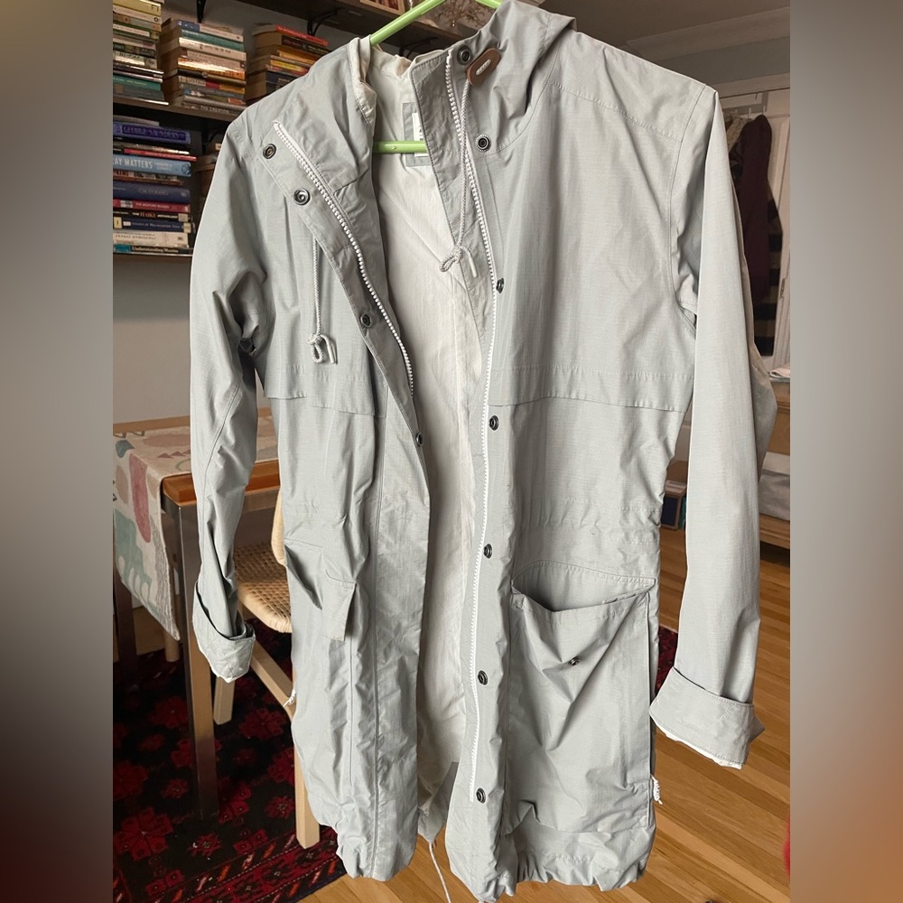 rei co-op gray rain jacket
